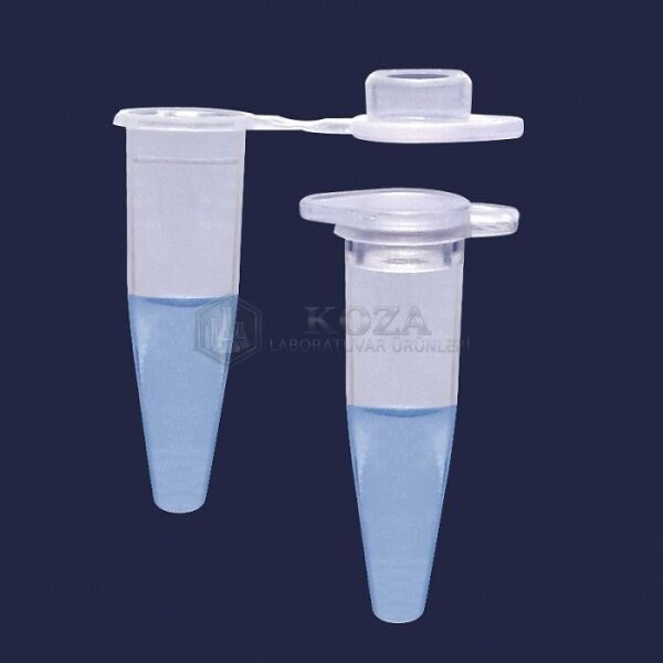 ISOLAB 123.01.002 PCR tüpleri - düz kapaklı - 0,2 ml - steril (500 adet)