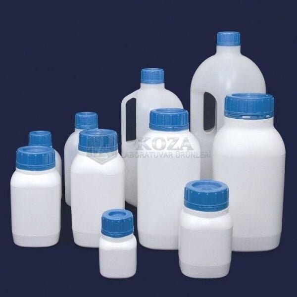 ISOLAB 061.42.911 şişe - P.E - toz maddeler için - 1500 ml (50 adet )
