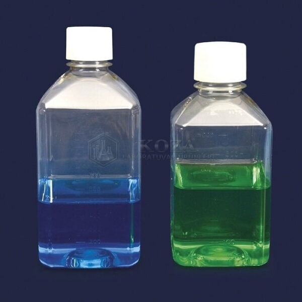 ISOLAB 061.09.500 şişe - PET - steril - 500 ml (21 adet )