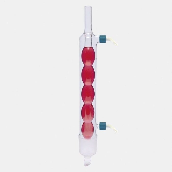ISOLAB 035.12.030 soğutucu - Allihn - soxhlet için - 30 ml - erkek şilif : NS 29/32 - P.P yan kol (1 adet)