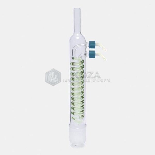 ISOLAB 035.14.250 soğutucu- Dimroth - soxhlet için - 100/250 ml - erkek şilif : NS 45/40 - P.P yan kol (1 adet)