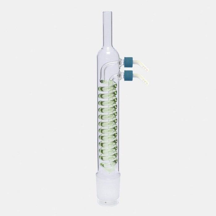 ISOLAB 035.14.500 soğutucu- Dimroth - soxhlet için - 500 ml - erkek şilif : NS 45/40 - P.P yan kol (1 adet)