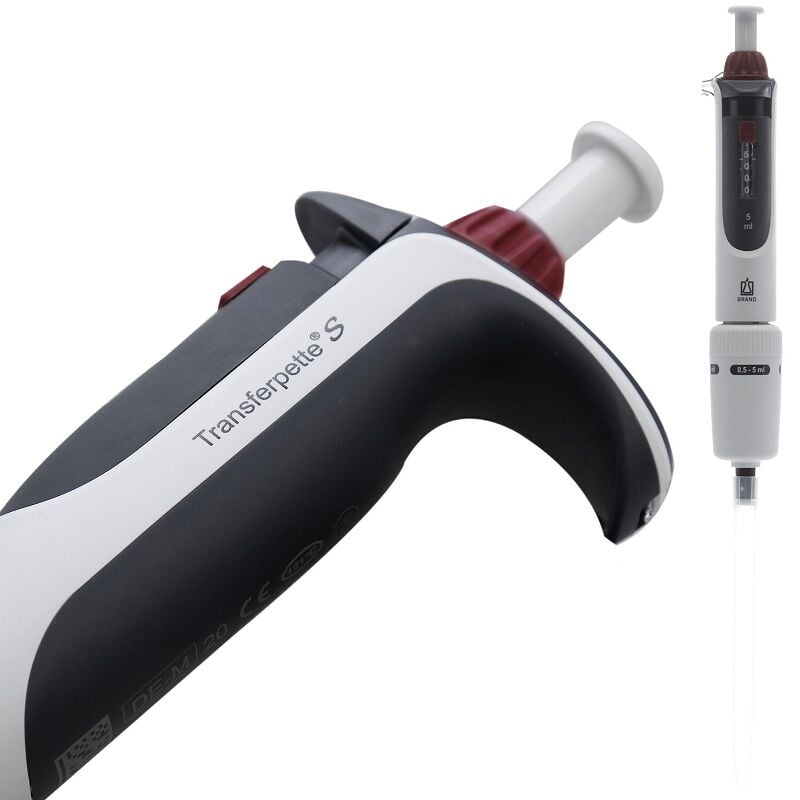 Brand 705882 Transferpette® S Ayarlanabilir Hacimli Otomatik Pipet,  500-5000 ul