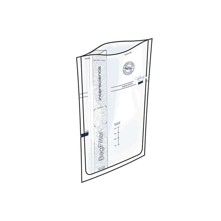 İnterscience Stomacher Poşeti Bag Filter P 400 / Yarı Filtreli / Steril / 400 ml / 190 x 300 mm / 500 Adet