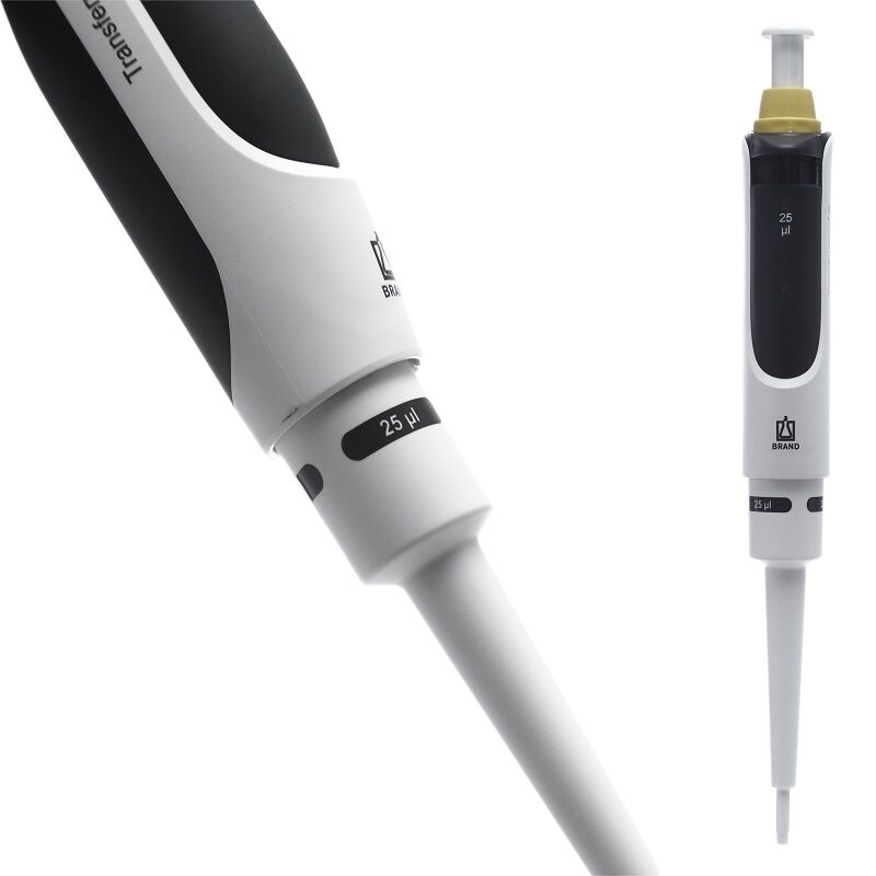 Brand 705820 Transferpette® S Sabit Hacimli Otomatik Pipet, 25 ul