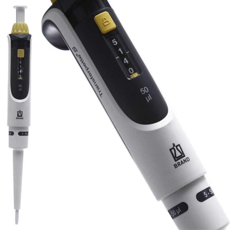 Brand 705873 Transferpette® S Ayarlanabilir Hacimli Otomatik Pipet,  5-50 ul