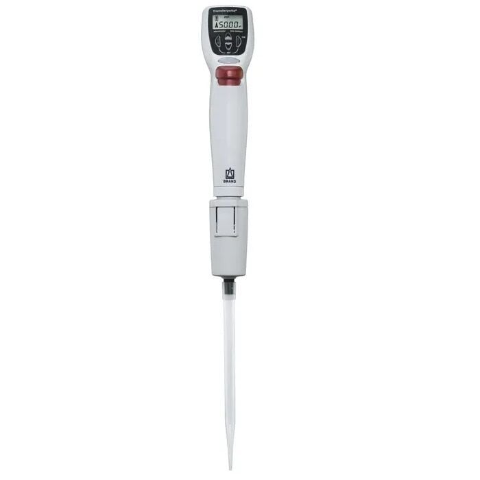 Brand 705307 Transferpette® Elektronik Ayarlı Pipet, 0,5 - 5 ml, neutral