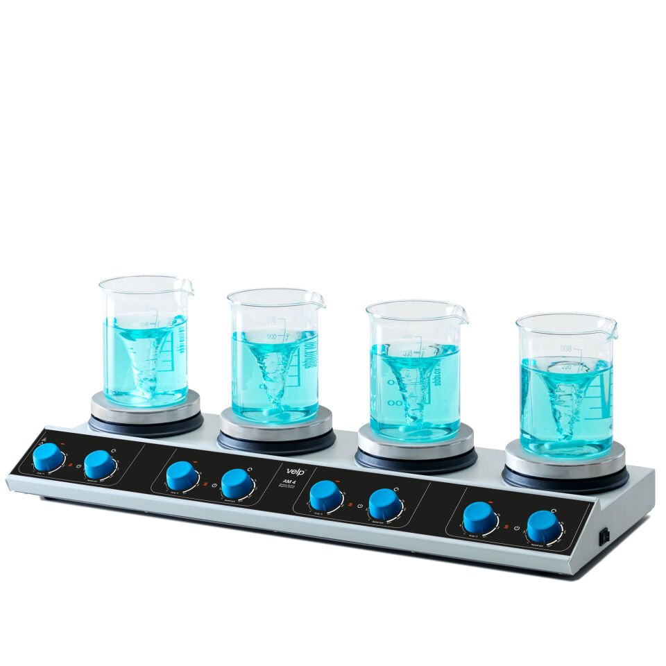 VELP AM4 Dijital Pro Sistem - Isıtıcılı Manyetik Karıştırıcı / 1500 rpm / 230V / 50-60Hz