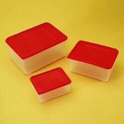LP Italiana L292072 PP Dondurucu Kabı, 3'lü Set, 1-2-3.5 Lt.  Ambalaj: 1 Ad.