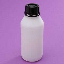 LP Italiana L292120 HDPE  Şişe, Kilit Kapaklı, Geniş Boyunlu, 250 ml  Ambalaj: 1 Ad.