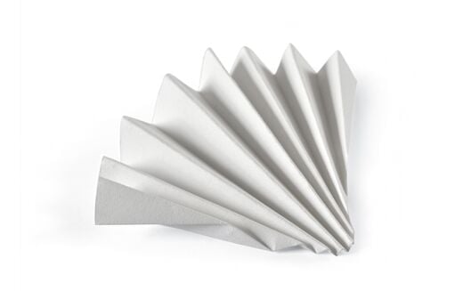 Whatman® WHA1213240-100EA prepleated qualitative filter paper grade 113V creped