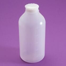 LP Italiana L294201 LDPE Şişe, Silindirik, Taksimatlı, Contalı Kapak, Dar Boyunlu, 100 ml  Ambalaj: 1 Ad.