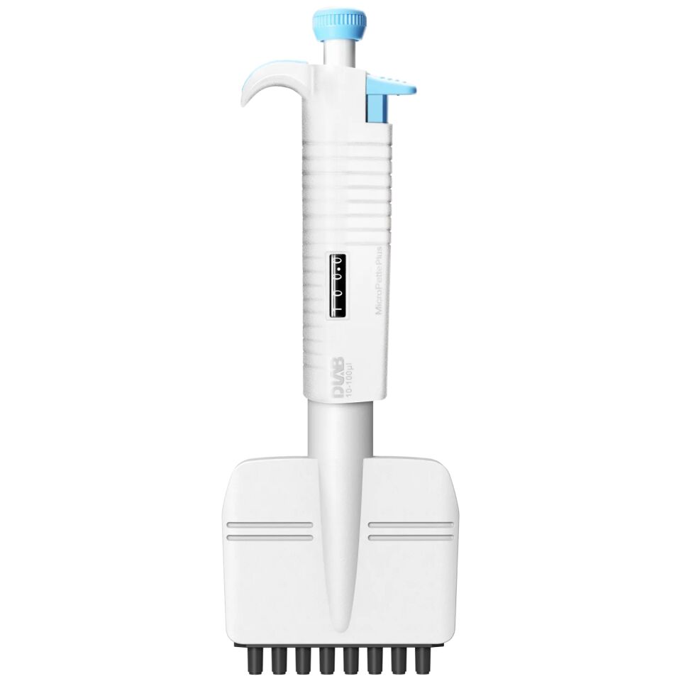 DLAB MicroPette Plus 8 Kanal Ayarlanabilir Otomatik Pipet /  50-300ul