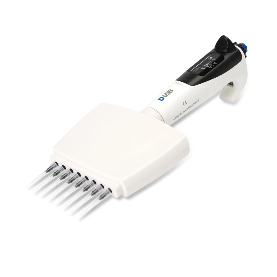 DLAB dPette+  8 Kanallı Elektronik Pipet / 10-100ul