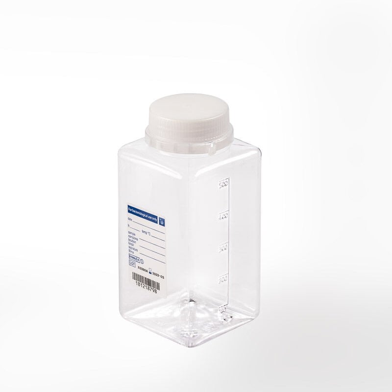 LP Italiana L295298 Su Numune Şişesi, PET, 500 ml, Boş, 100°C'ye Dayanıklı, Gama Steril  Ambalaj: 1 Ad.