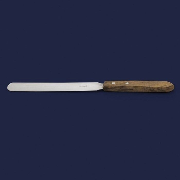 ISOLAB 047.10.150 spatül - paslanmaz çelik - düz bıçaklı - 150 mm (1 adet )