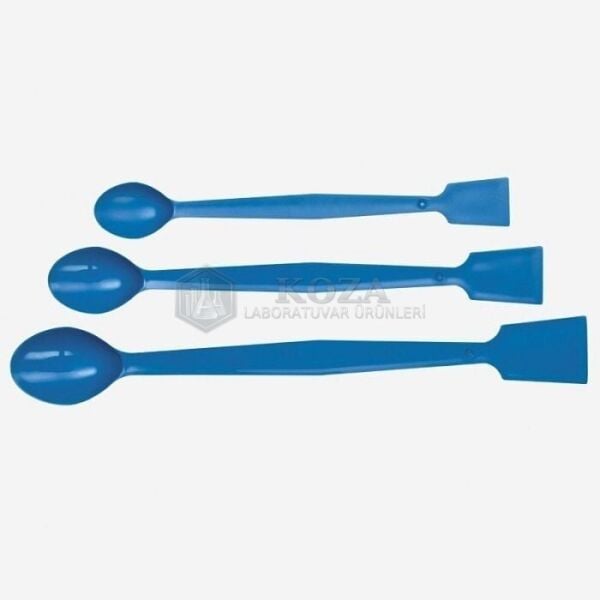 ISOLAB 047.32.210 spatül - P.P - 35 derece eğimli düz uçlu - 210 mm (1 adet )