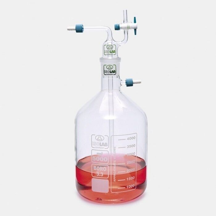 ISOLAB 043.06.011 manifold düzenek nuçe şişesi - 5000 ml (1 adet)