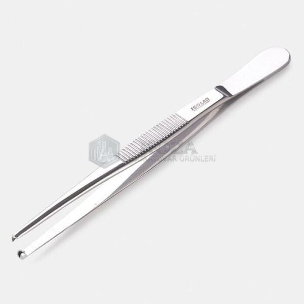 ISOLAB 048.02.160 pens - genel kullanım - küt uçlu/düz - tırtıklı - 160 mm (1 adet )