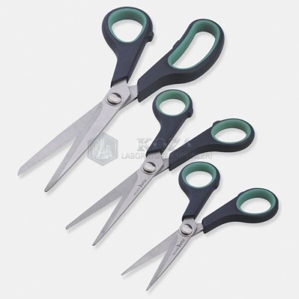 ISOLAB 048.30.130 makas - genel kullanım için - 130 mm - düz (1 adet )