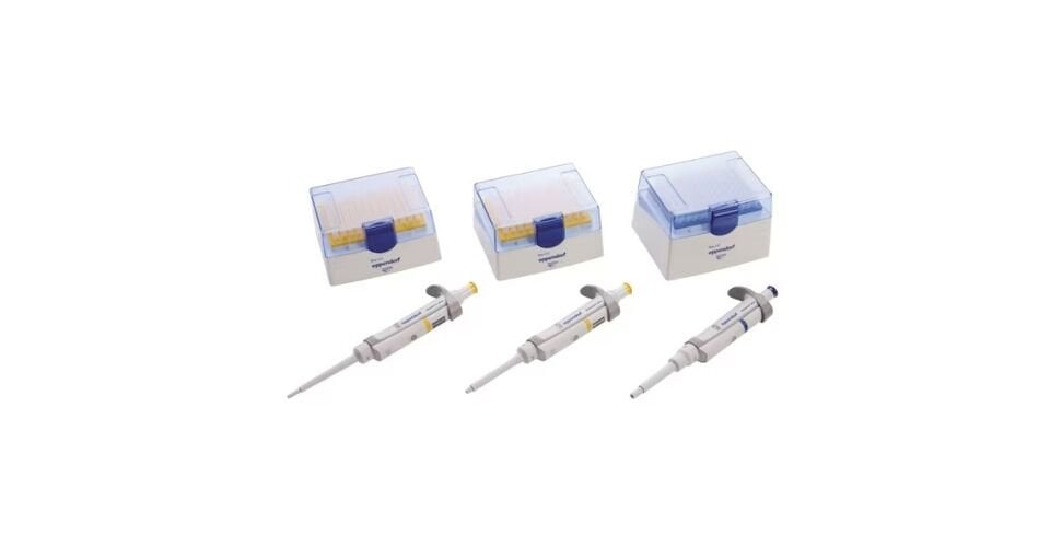 Eppendorf 3123000918 Research Plus Set Option 2 - Otomatik Pipet Seti / 20 μl, 200 μl, 1000 μl, ve uçlar