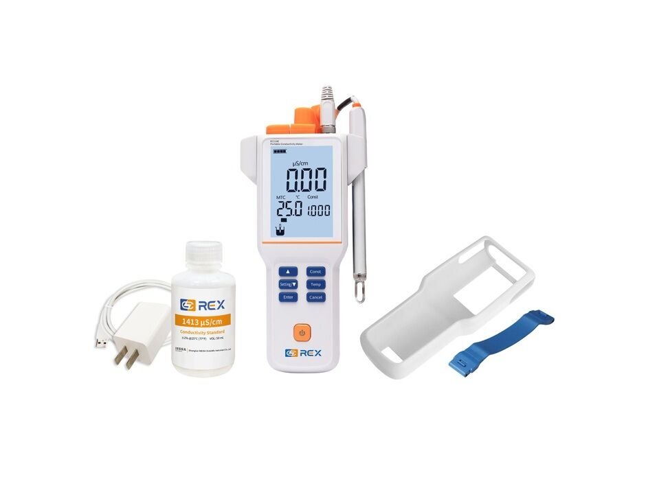 Inesa REX EC210E Portatif İletkenlik Ölçer - 0.00 μS/cm...200 mS/cm / -5...110 °C