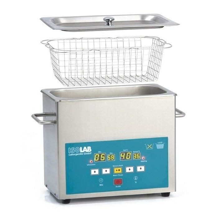 ISOLAB 621.05.003 banyo - ultrasonik - 3 lt (1 adet)