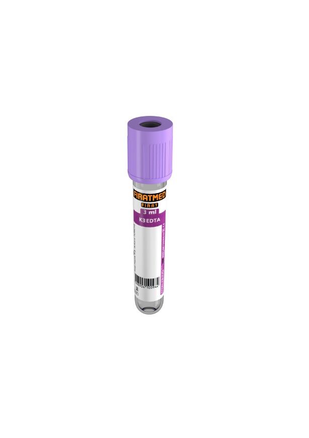 Fıratmed 4 ml K3 Edta Tüpü 13X75 mm $ Koli  İçi Adet/1200