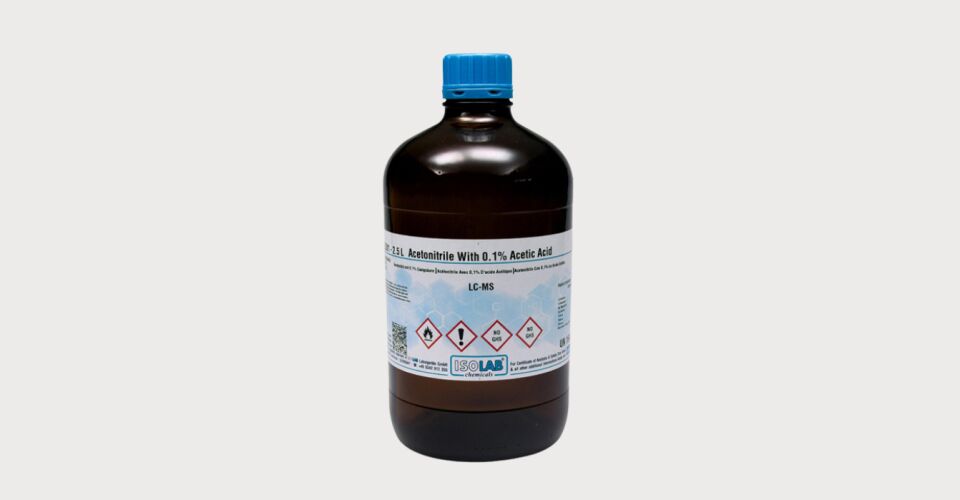 ISOLAB 901.078.2501 %0,1 asetik asitli asetonitril