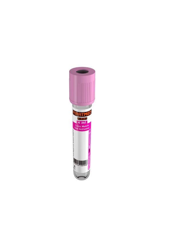 Fıratmed 6 ml  Çapraz Eşleşme Pıhtı Aktivatoru Kan Tüpü 13X100 mm $ Koli  İçi Adet/1200