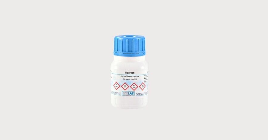 ISOLAB 902.012.0100 agaroz, biyolojik reaktif, moleküler biyoloji için $ düşük eeo Cas No = 9012-36-6