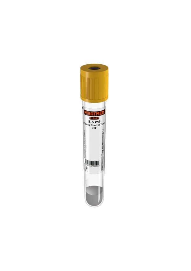Fıratmed 8,5 ml Plazma Kontrol Tüpü 16X100 mm $ Koli  İçi Adet/1200