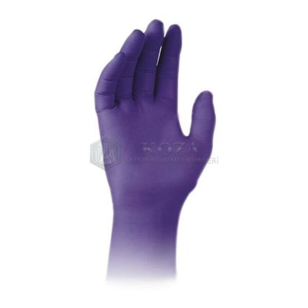 ISOLAB 080.16.001 eldiven - nitril - ekstra kalınlıkık - küçük boy - 100 ad/kutu (100 adet)