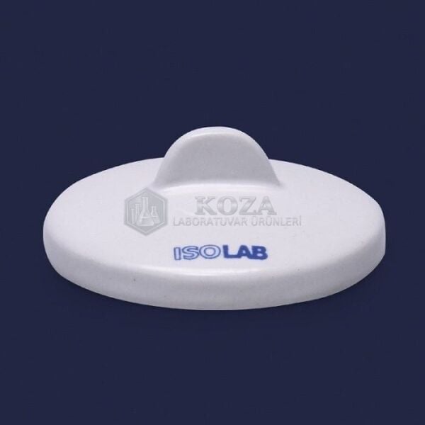 ISOLAB 038.19.068 kroze kapağı - porselen - çap 68 mm (6 adet )
