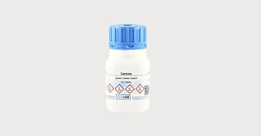 ISOLAB 909.D02.0050 mikroskobi için carmine, (c.ı.75470)