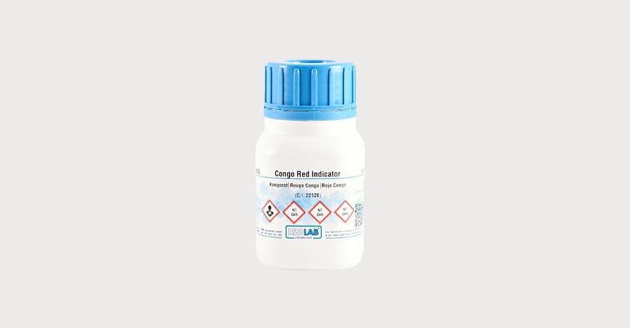 ISOLAB 911.D01.0050 mikroskobi için kongo kırmızısı göstergesi (c.ı. 22120) Cas No = 573-58-0
