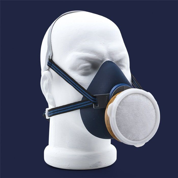 ISOLAB 080.44.001 maske - yarım yüz (1 adet)