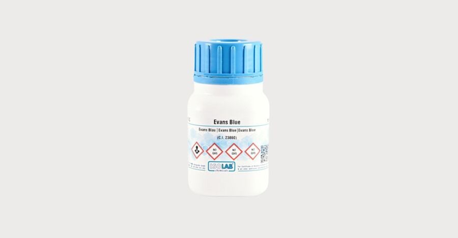 ISOLAB 920.D05.0050 Evans mavisi, (c.ı. 23860) mikroskopi için Cas No = 314-13-6