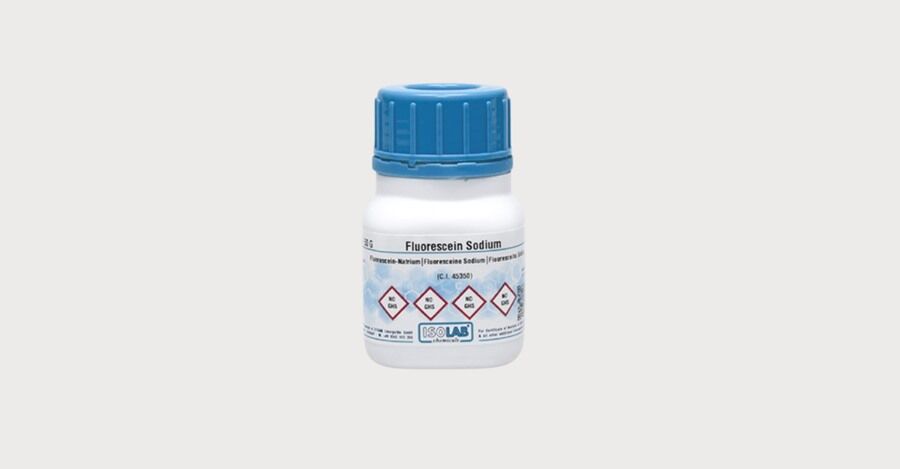 ISOLAB 923.D01.0050 fluoresceın sodyum, (c.ı. 45350) Cas No = 518-47-8