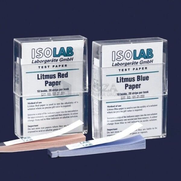 ISOLAB 101.01.002 turnusol kağıdı - mavi (200 çubuk)