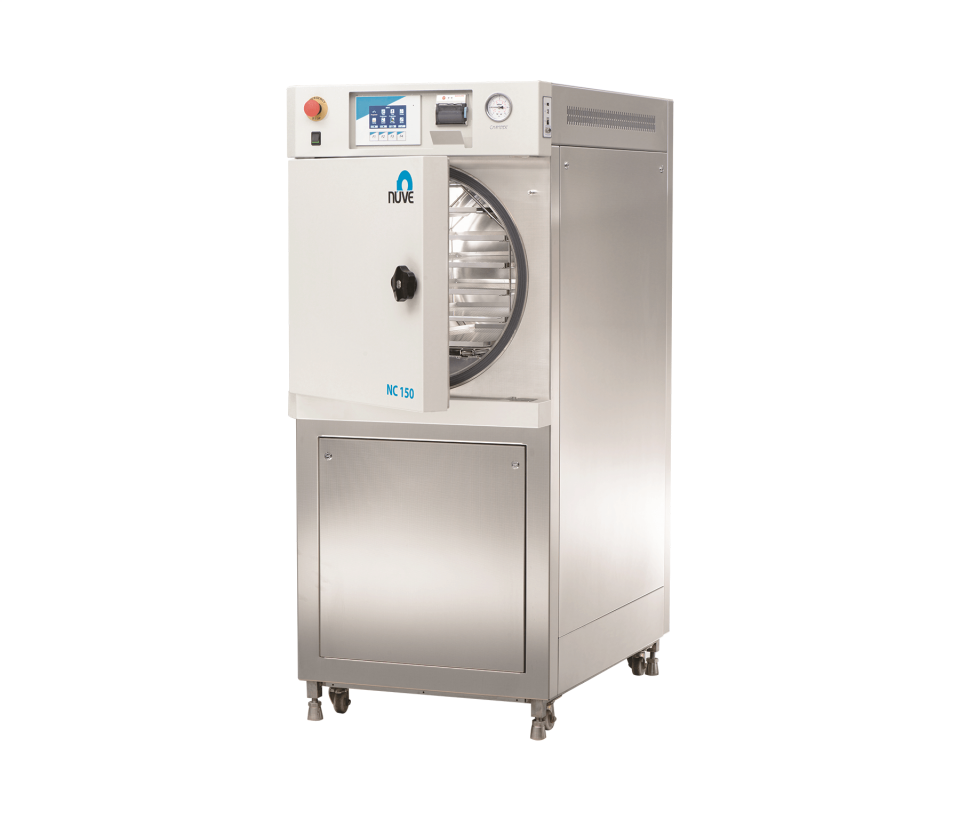 Nüve NC 150 Yatık Tip Buharlı Sterilizatör / Otoklav | 162 L | 121°C - 125°C - 134°C - 136°C