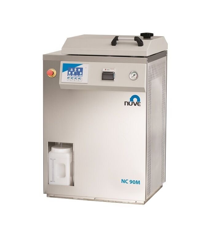 Nüve NC 90M Dikey Tip Buharlı Sterilizatör / Otoklav  | 96 L | 105°C - 135°C