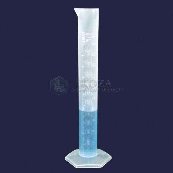 ISOLAB 016.05.025 mezür - uzun from - P.P - B kalite - kabartma skala - 25 ml (1 adet )