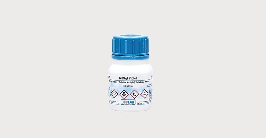 ISOLAB 947.D03.0050 metil violet, (c.ı. 42535) mikroskobi için Cas No = 8004-87-3