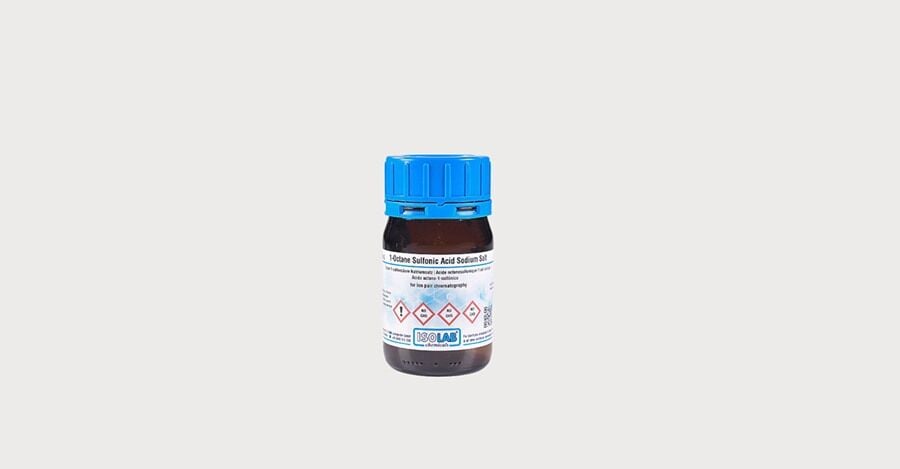 ISOLAB 954.01P.0101 1-oktansülfonik asit sodyum tuzu, iyon çifti kromatografisi için