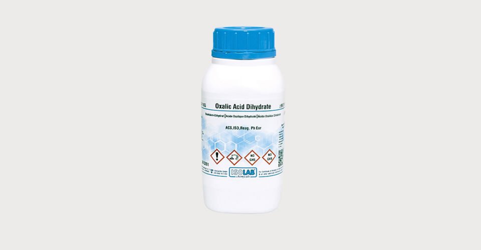 ISOLAB 957.016.1000 oksalik asit hidrat $ ≥ %99.5 analiz için acs,ıso,reag. ph eur Cas No = 6153-56-6