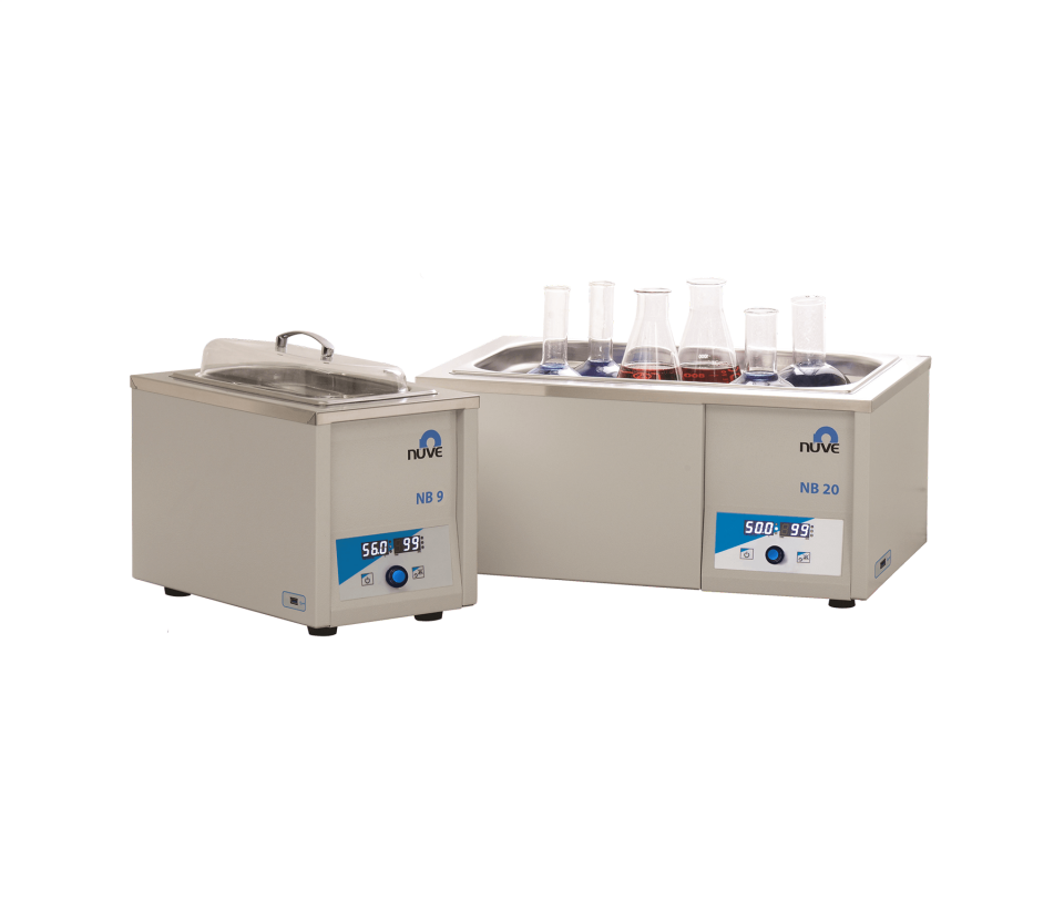 Nüve NB 20 Su Banyosu | 15 L | Ortam sıcaklığı+5°C / 99,9°C
