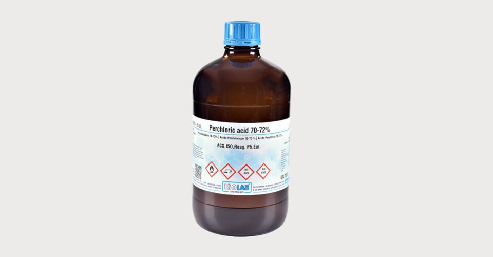 ISOLAB 959.026.2501 perklorik asit %70-72, acs,ıso,reag. ph eur Cas No = 7601-90-3