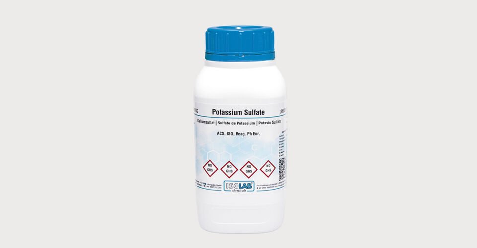 ISOLAB 960.136.1000 potasyum sülfat $ ≥ 99% , analiz için acs,ıso, reag.ph eur Cas No = 7778-80-5