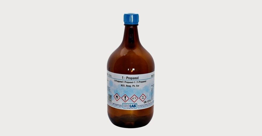 ISOLAB 961.016.2501 1-propanol $ ≥ 99.5% , for analysıs acs,reag. ph eur. Cas No = 71-23-8